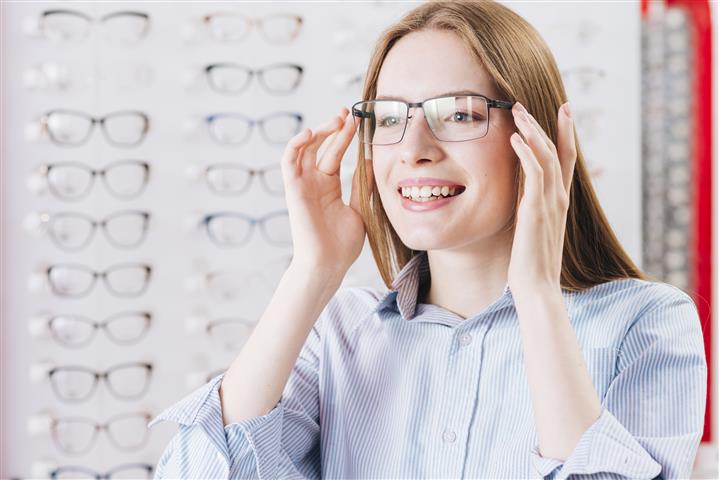 Lady with glasses